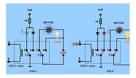 spdt relay circuit diagram