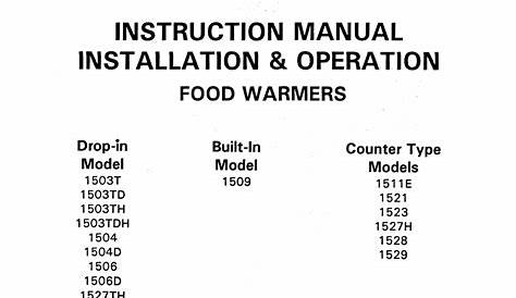 TOASTMASTER 1503T INSTRUCTION MANUAL Pdf Download | ManualsLib