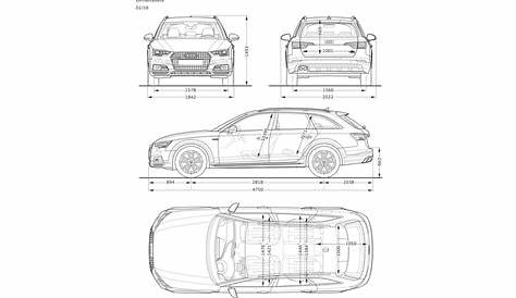 dimensions of an audi a4