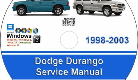 Dodge Durango 1998-2003 Factory Service Manual - Manuals For You