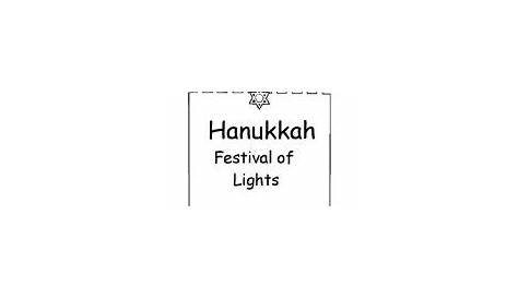 hanukkah story printables
