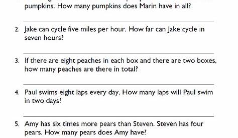 division worksheets grade 4 - division word problems 43a answers word