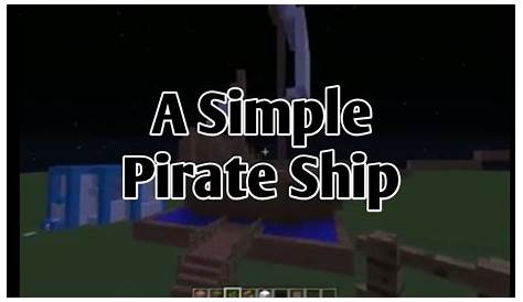 How To Make#3| a simple pirate ship|MINECRAFT - YouTube