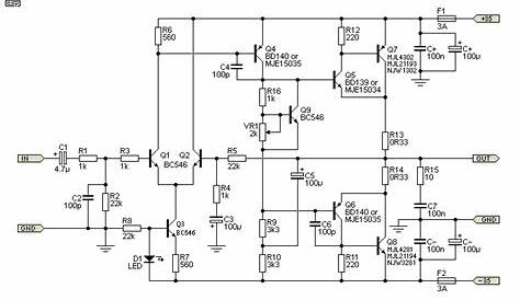 class a amp schematic