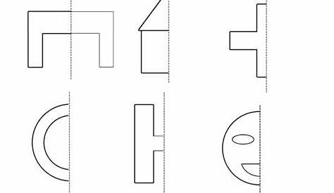 lines of symmetry worksheet 4th grade