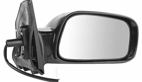Side View Power Mirror Smooth Black Passenger Right RH for 03-08 Toyota
