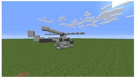 how to build a minecraft helicopter