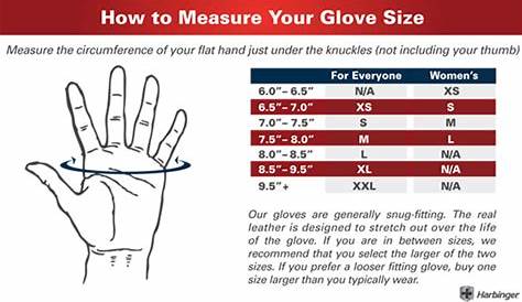 isotoner glove size chart