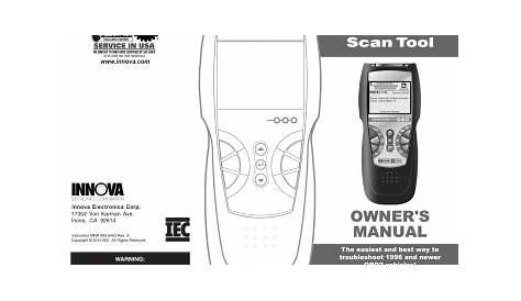INNOVA 3130e OBD2ScanTool Owner Manual | Manualzz