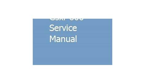 1998 Suzuki Gsxr 600 Service Manual | Repair manuals, Toyota hiace