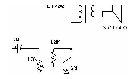 Three Transistor Radio Circuit Diagram