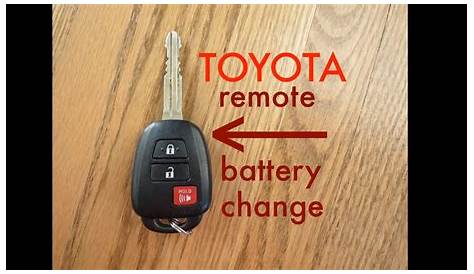 2014 toyota camry fob battery