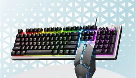 Aula Gaming Keyboard + Mouse Combo T200 With Multi-Function Knob - Monaliza