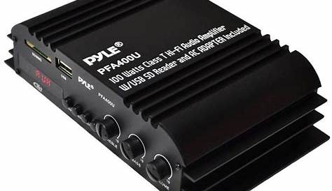 pyle pda29bu.6 stereo power amplifier owner's manual