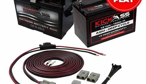 secondary battery wiring kit