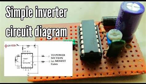 inverter circuit diagram using ic 4047