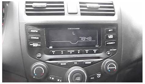 2008 Honda Accord Radio Code - Radio Codes Calculator