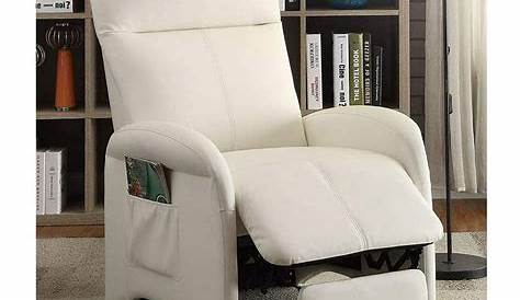 manual leather recliner chair