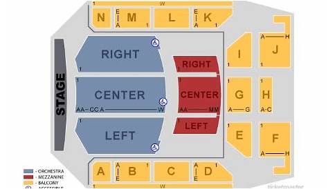harrah's cherokee center seating chart