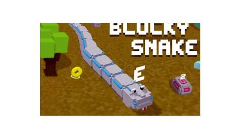 Blocky Snake . Online Games . BrightestGames.com