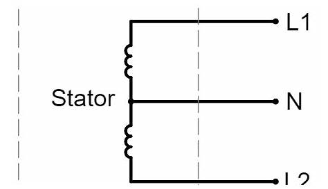ac - Why does this split-phase generator allow more current for line-to
