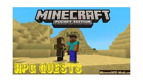 Adventure RPG Quests Minecraft PE Mod 1.11, 1.10, 1.9 iOS, Android Download