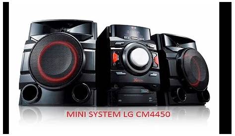 Unboxing 2 Mini system lg cm4450 - YouTube