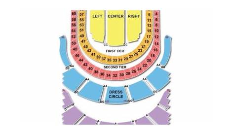 Shrine Auditorium Detailed Seating Chart | Awesome Home