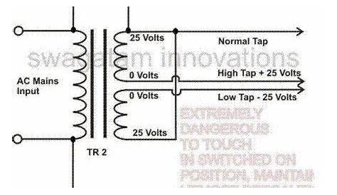 auto transformer starter circuit diagram