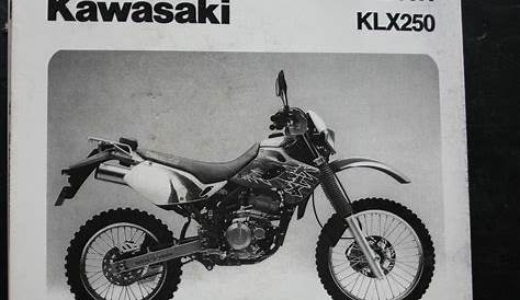 GENUINE KAWASAKI MOTORCYCLE SERVICE WORKSHOP MANUAL 93-96 KLX250R