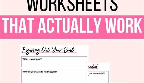 FREE Printable Goal Sheets [Easily Achieve Your Goals in 2021] | Goal