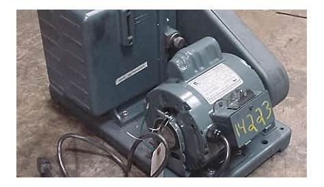welch 1402 vacuum pump manual