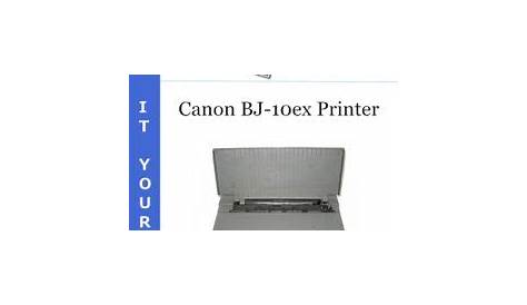 Canon BJ-10ex Printer Service Repair Manual – PDF Download