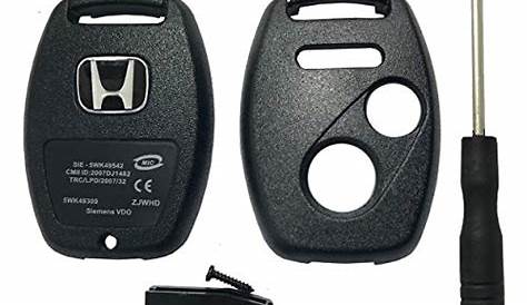 Horande Replacement Key Fob Case Fit for 2003-2007 Honda Pilot Accord