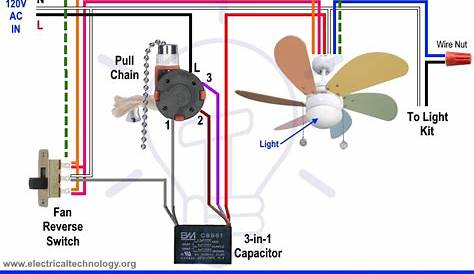 2 wire ceiling fan wiring diagram