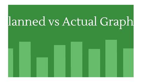 How Planned vs Actual Chart In Excel Can Ease Your Pain | SettingBox