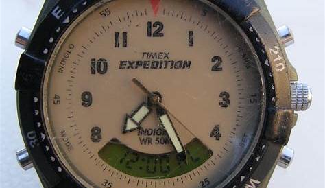 Timex Expedition Indiglo Wr 50m Manual
