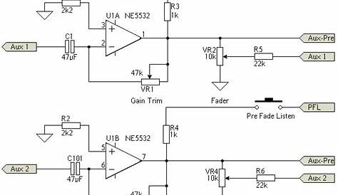 high quality audio mixer circuit diagram