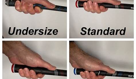 Are You Playing The Right Size Golf Grips? – Golf Gear Box