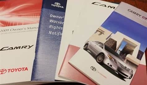 2009 Toyota Camry Owners Manual Set | eBay