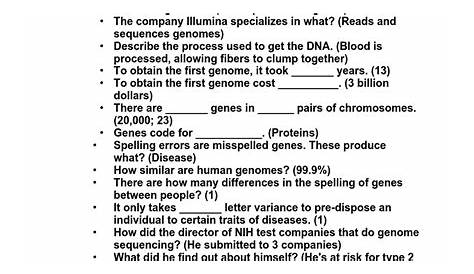 Cracking Your Genetic Code Worksheet Answer Key - Promotiontablecovers