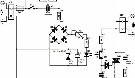 Circuit of Light Dimmer | Wiring Diagram