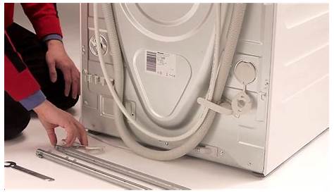 Installation of a Miele Washing Machine - YouTube