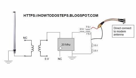 homemade 4g signal booster circuit diagram