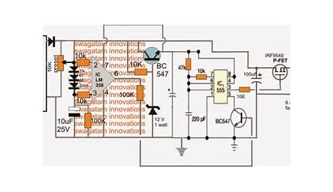 solar mppt charge controller circuit diagram