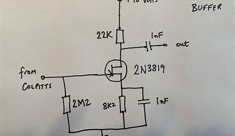 guitar buffer circuit diagram