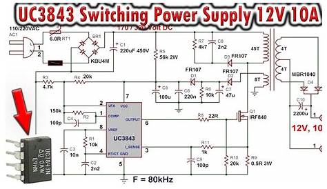 12v 10a switching power supply schematic