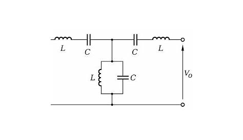 passive band pass filter circuit diagram