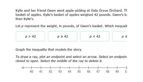 IXL | Write and graph inequalities: word problems | 6th grade math