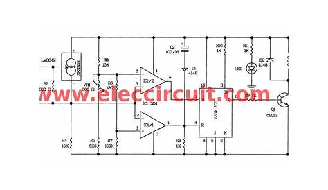 automatic fan controller project circuit diagram